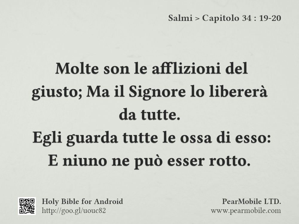 Salmi, Capitolo 34:19-20